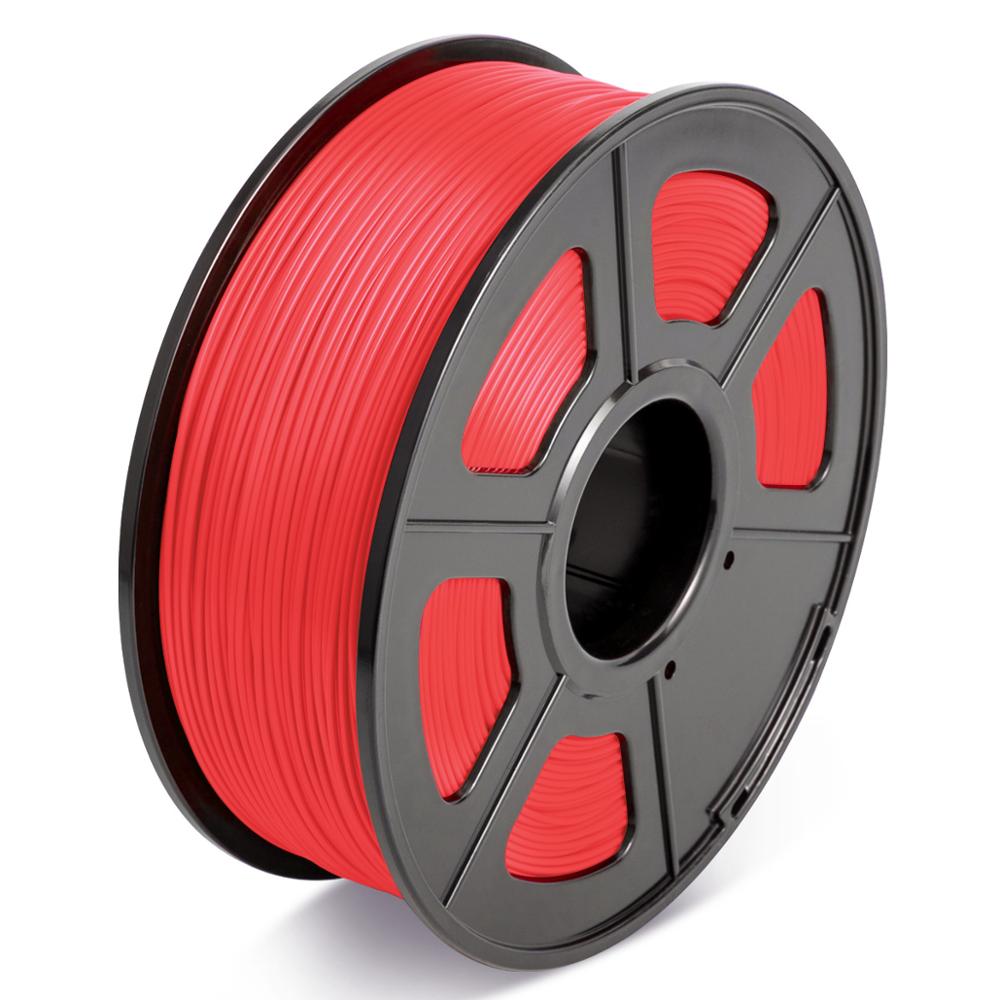 3D printer PLA Filament 1KG 2.2 LBS 1.75MM Spool Filaments Bubble Free Roll For 3D FDM Printer Material: Red