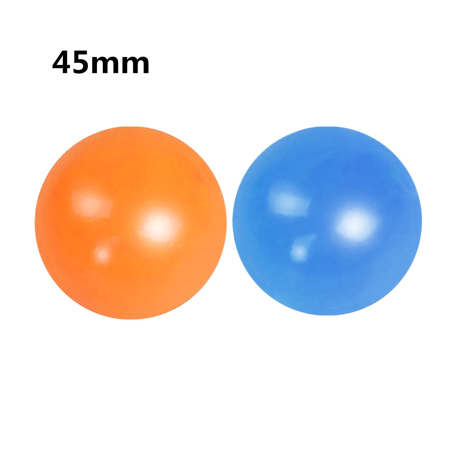 Stick Wall Ball Stress Relief Ceiling Balls Squash Ball Globbles Decompression Toy Sticky Target Ballceiling Light Ball: N 2pcs 45mm