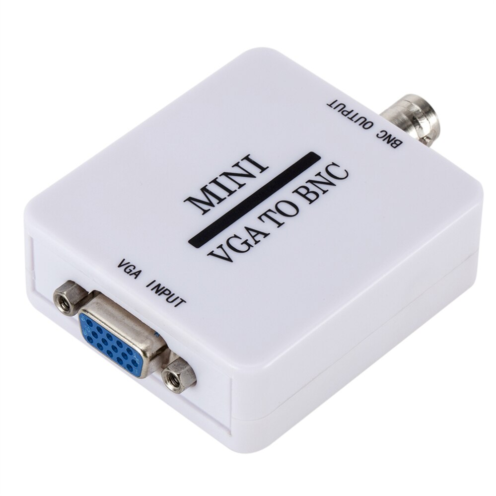 PzzPss – adaptateur vidéo Mini HD 1080P VGA vers BNC, boîtier convertisseur Composite VGA vers BNC, boîtier de commutation numérique pour moniteur HDTV