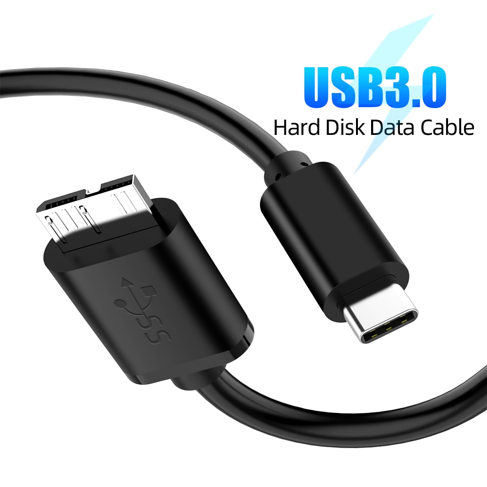 Micro B Usb C 3.1 Kabel 5Gbps Externe Harde Schijf Disk Hdd Kabel Voor Samsung S5 Note3 Toshiba Wd seagate Hdd Data Kabels