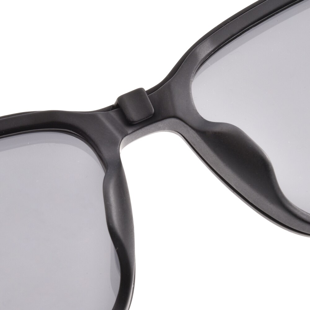 Gmei Optical 2 In 1 Men Polarized Clip-On Sunglasses Frame Classic Plastic Women Myopia Glasses Frames Eyewear 21111