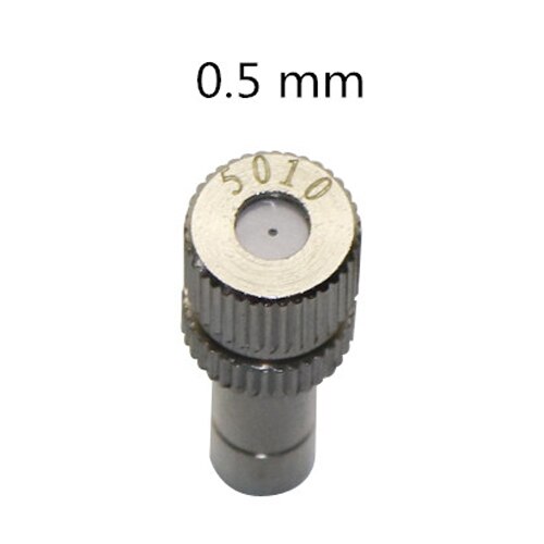50 st 8mm droppskydd med filterglidlås snabbkoppling lågtryckskoppar 0.2-0.6mm dimdysor gareden bevattningssprinkler: 0.5mm