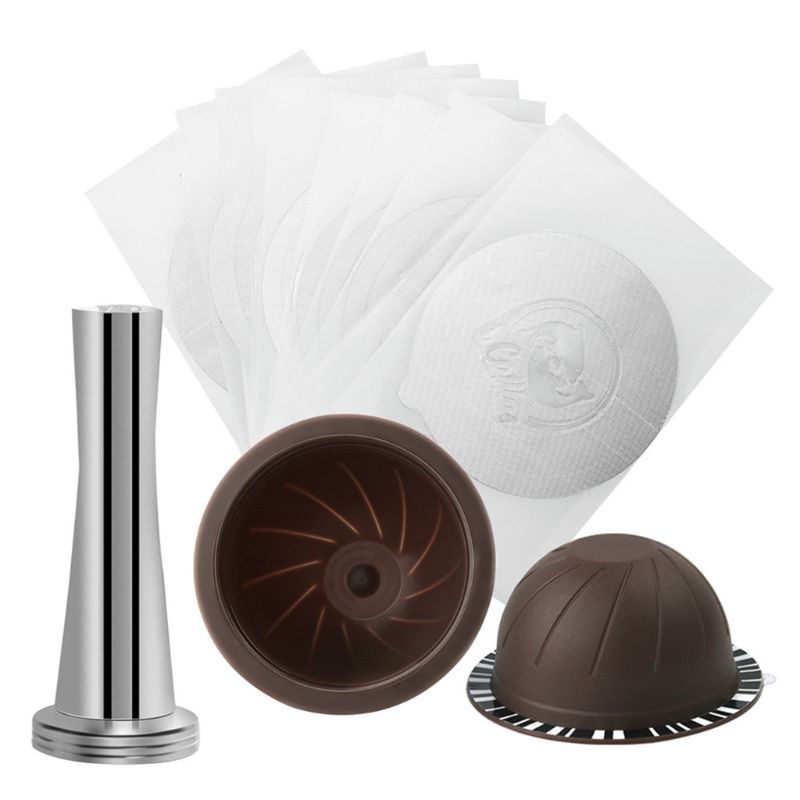 Para nespresso vertuo café cápsula copo auto vara folha de alumínio conjunto tamper 11ua: 8YY501721-2-B