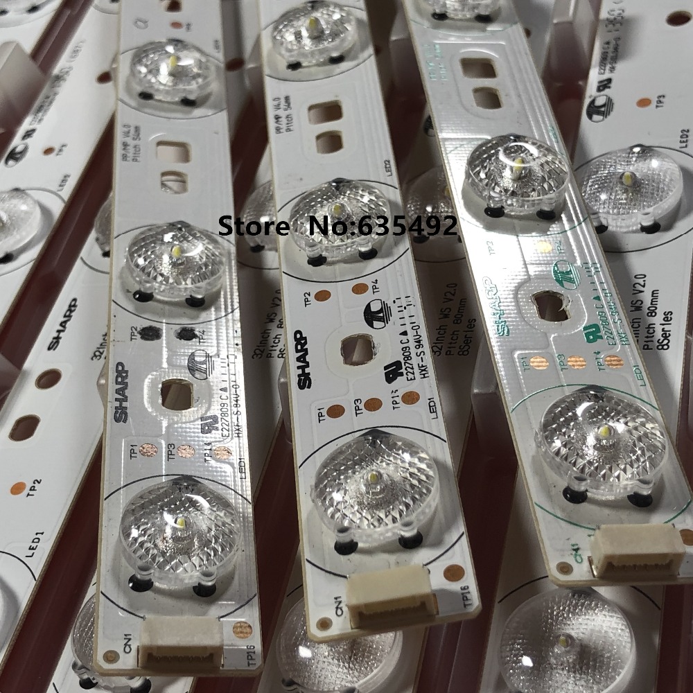 1set=3pieces LED Backlight strip For 32inch TV L32F3300B E227809 C HX-S 94V-0 1 pieces=8 lamps