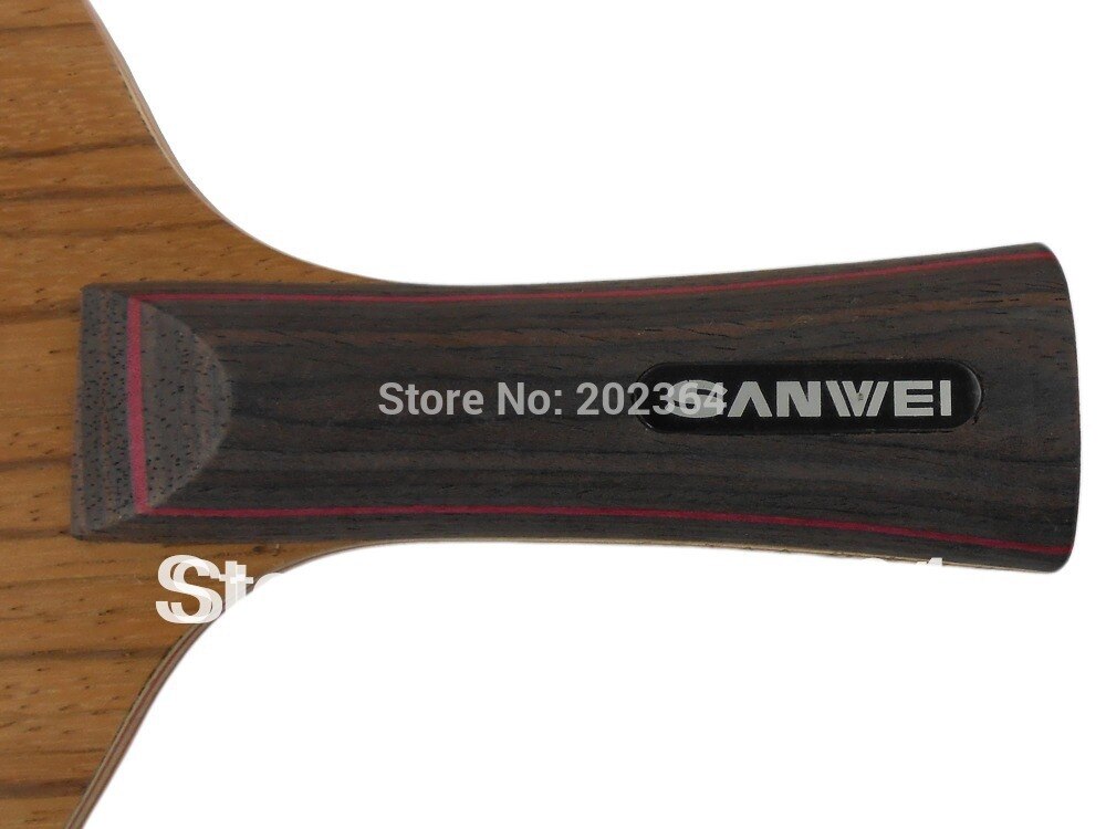 Sanwei H6 (H-6, H 6) Red Rosewood (7-madeira Compensada) Ataque + Loop OFF + Ténis de Mesa Lâmina para Raquete de Pingue-pongue