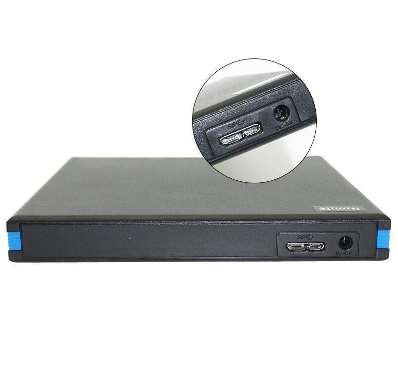 12.7mm USB 3.0 DVD Drive Externe Optische Drives Behuizing SATA naar USB Externe Case Voor Laptop Notebook zonder drive HP DELL
