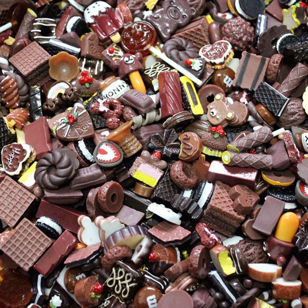 50 sztuk Slime Charms wielkanoc DIY Craft Making żywica zestaw biżuterii żywica Flatback szlam tworzenie koralików dostaw DIY Scrapbooking rzemiosło: 7
