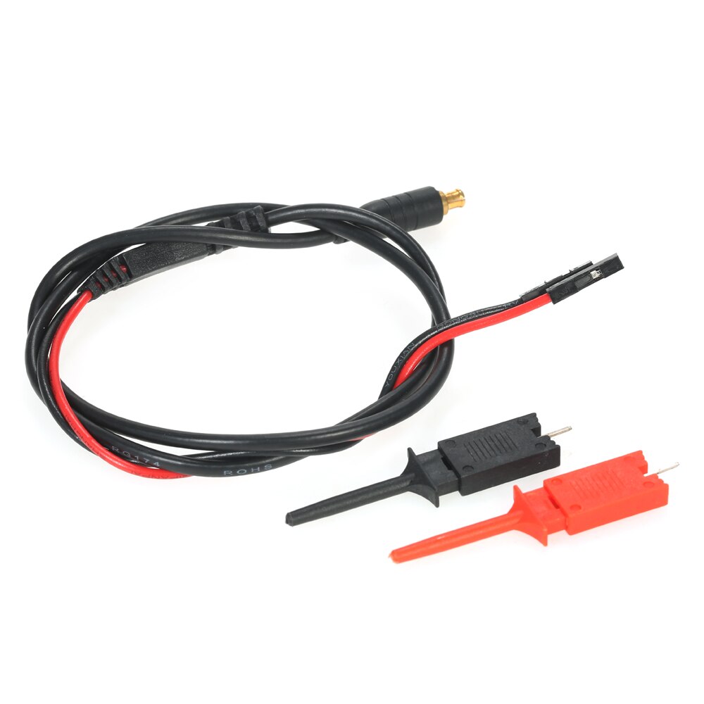 Digital Oscilloscope Probe MCX + Replaceable Test Hook Probes Cable osciloscopio for Mini DSO Nano Quard DSO201 DSO203