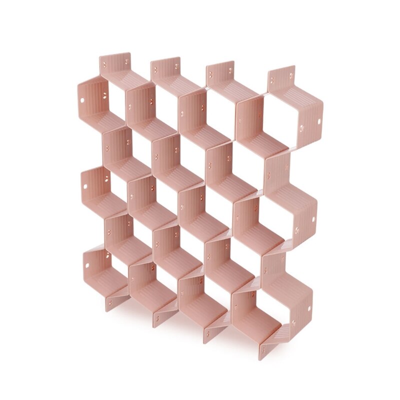 Drawer Divider Organizer 8pcs DIY Plastic Grid Honeycomb Drawer Divider Box: -PK