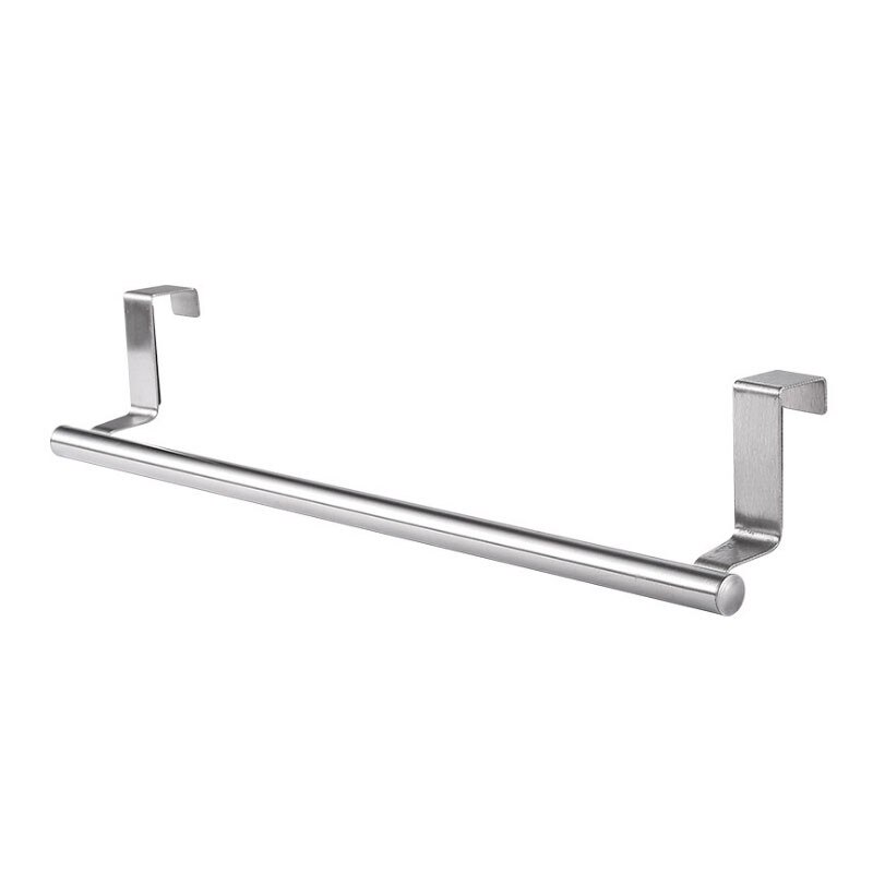 Edelstahl Stange Handtuch Gestell Küche Perforierte Handtuch Hängen Stange Schrank Tür Zurück Lappen Gestell Hause Veranstalter: 36x6.2cm