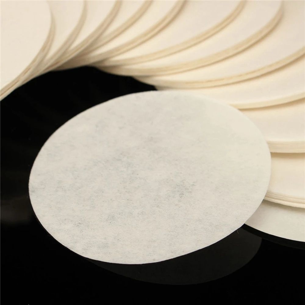 Papier filtre à café rond pour cafetière expresso V60, outil de Pot Moka, 56mm 60mm 68mm, 100 pièces