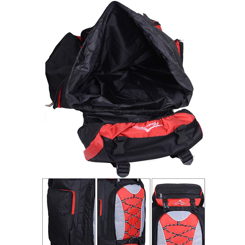 80L Mannen Unisex Waterdichte Rugzak Travel Pack Sport Bag Pack Outdoor Wandelen Klimmen Camping Rugzak Voor Mannelijke Vrouwen Vrouwelijke