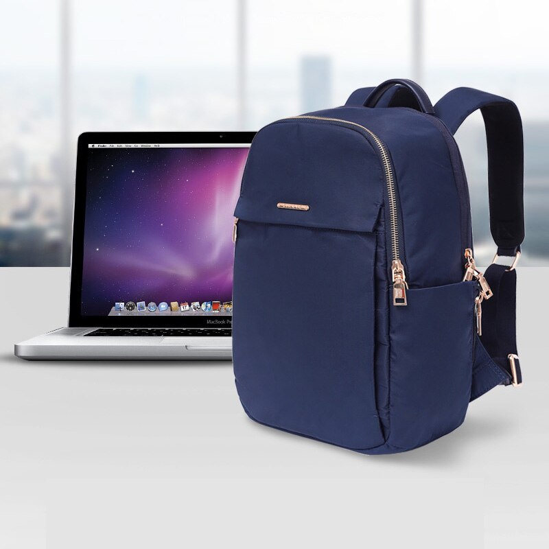 Große Business Weibliche Rucksack Laptop 15,6 zoll Wasserdichte Frauen Rucksäcke für Reise Schwarz Rucksack Tasche Luxus Bagpack für Mädchen