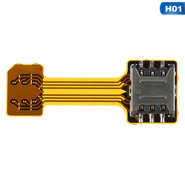Double carte SIM hybride universelle TF pour Micro SD TF adaptateur d'extension 2 Mini Nano Micro téléphone Android pour Xiaomi: H01