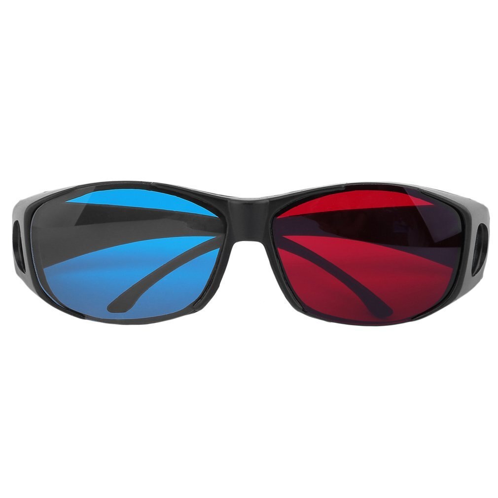 Universele Type 3D Bril TV Movie Dimensional Anaglyph Video Frame 3D Vision Bril DVD Game Glazen Rode En Blauwe Kleur