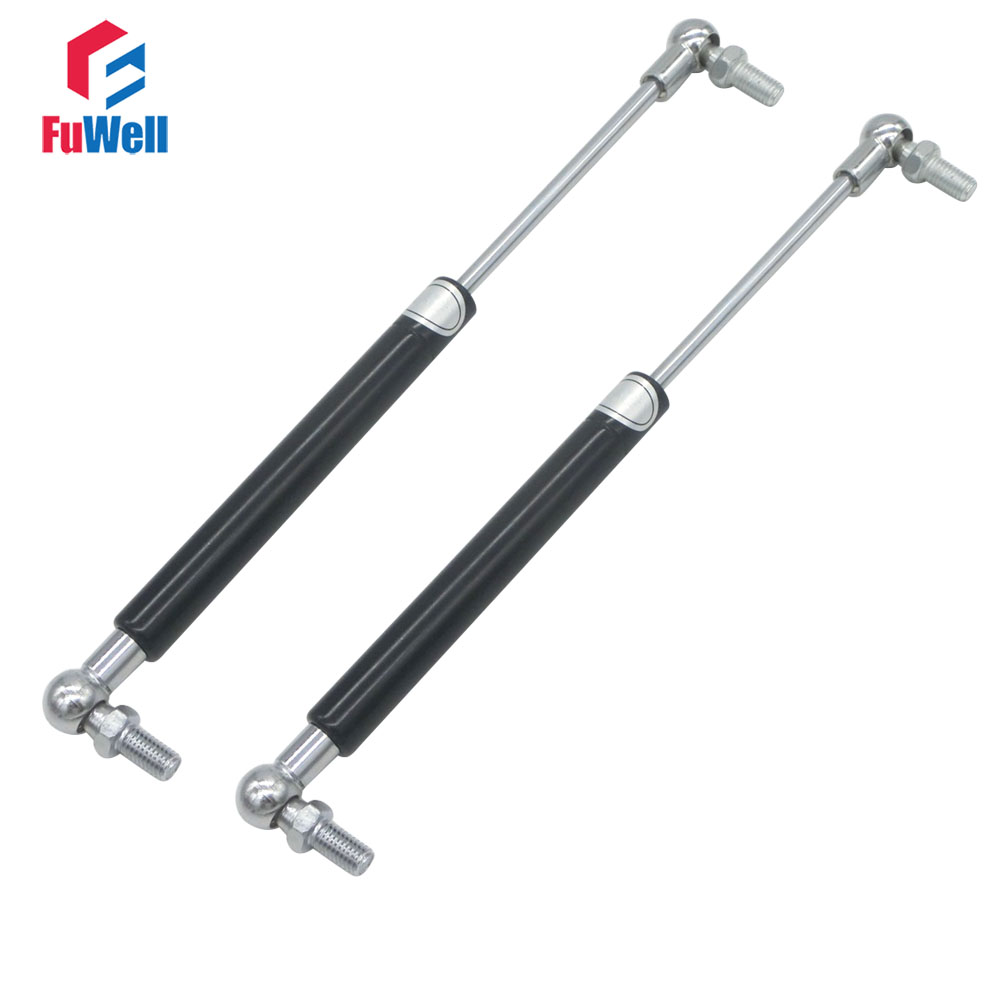 Zachte open 2 delige gatcentrum 320 400 mm slag 120 160 mm 50 500N Force Lift Ondersteuning 18 * 8 staaf gasveer vouwscharnier kast deur gasveer scharnier beugel zwaar (kleur: 400 160 450N A
