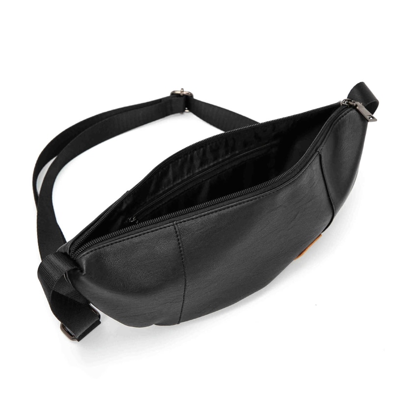 neue Trend Männer Taille Taschen Schwarz Große Kapazität Brust Tasche Männlichen Casual Reise Crossbody Schulter Tasche Handlich Fanny pack