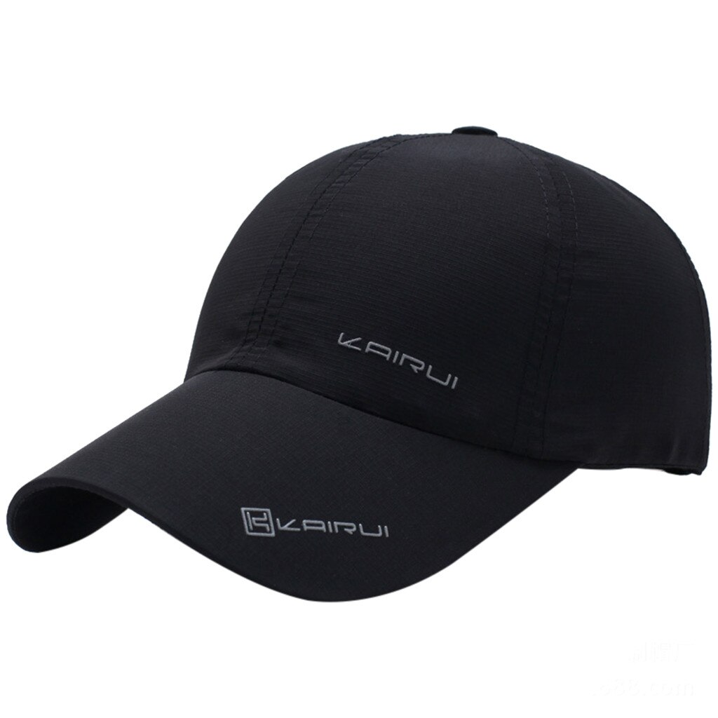 Sports Outdoor Hats Baseball Cap Man Baseball Hats Snapback Hats Sun Visor Hats Spring Summer Hat Dad Hats Outdoor Sport Hats: Black