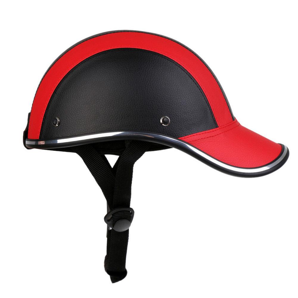 Cycling Helmet PU Ultralight Cycling Baseball Cap Style Bike Motorcycle helmet Visor 55-60cm Outdoor sports helmet