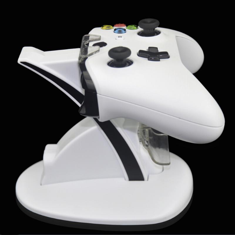 Dual USB Charging Dock Stand Charger Cradle Docking Station for XBOX ONE Slim Controllers Game Accessories