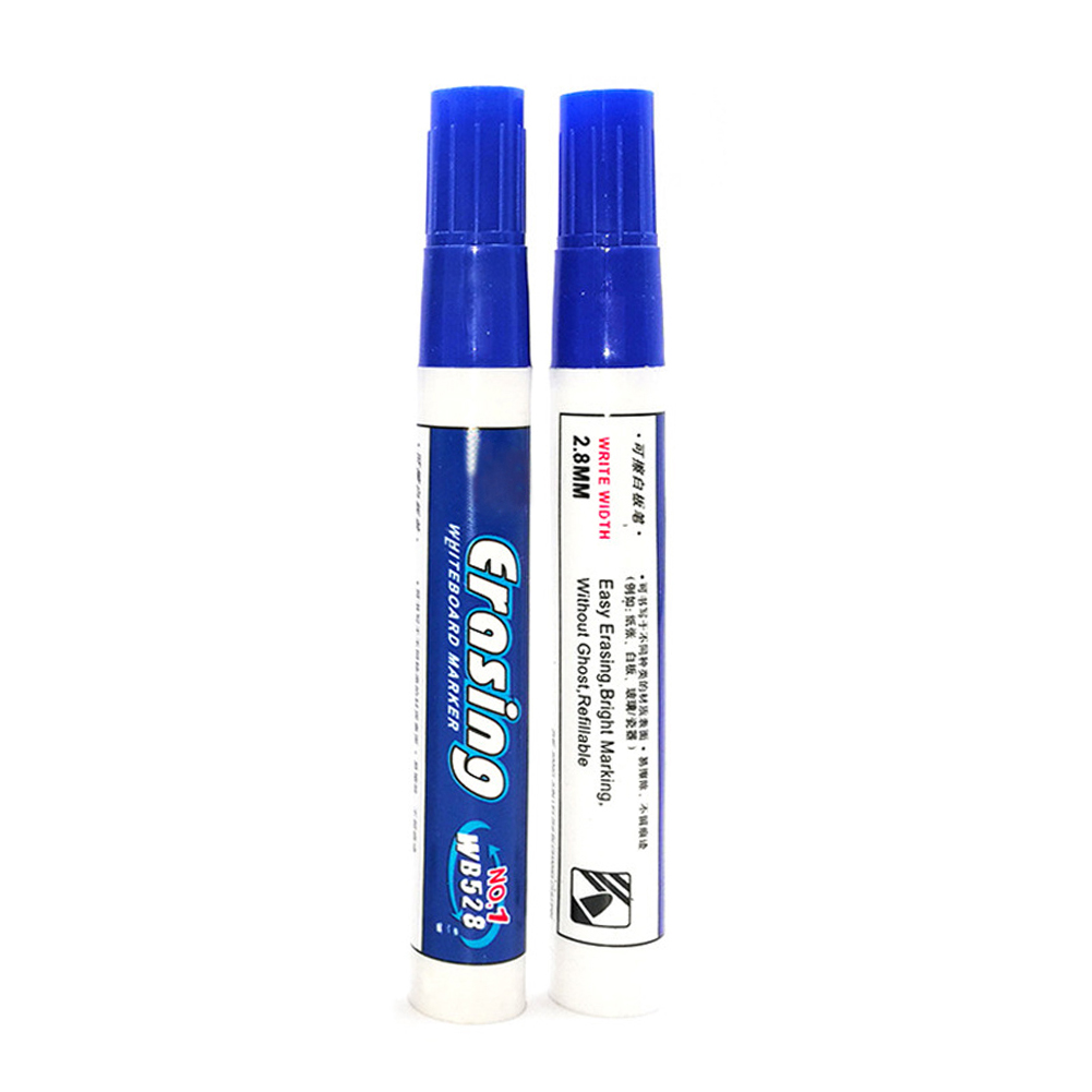 Erasable Whiteboard Marker Pen Marker Pen for Office School Home: Blue