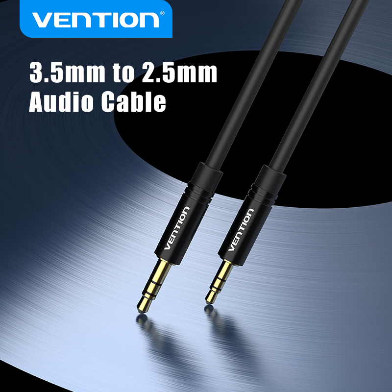 Ventie 3,5 tot 2,5 Aux-kabel Jack 3,5 mm naar jack 2,5 mm audiokabel Jack 3,5 voor hoofdtelefoon Aux-luidsprekerconnectorsnoer 2,5 tot 3,5