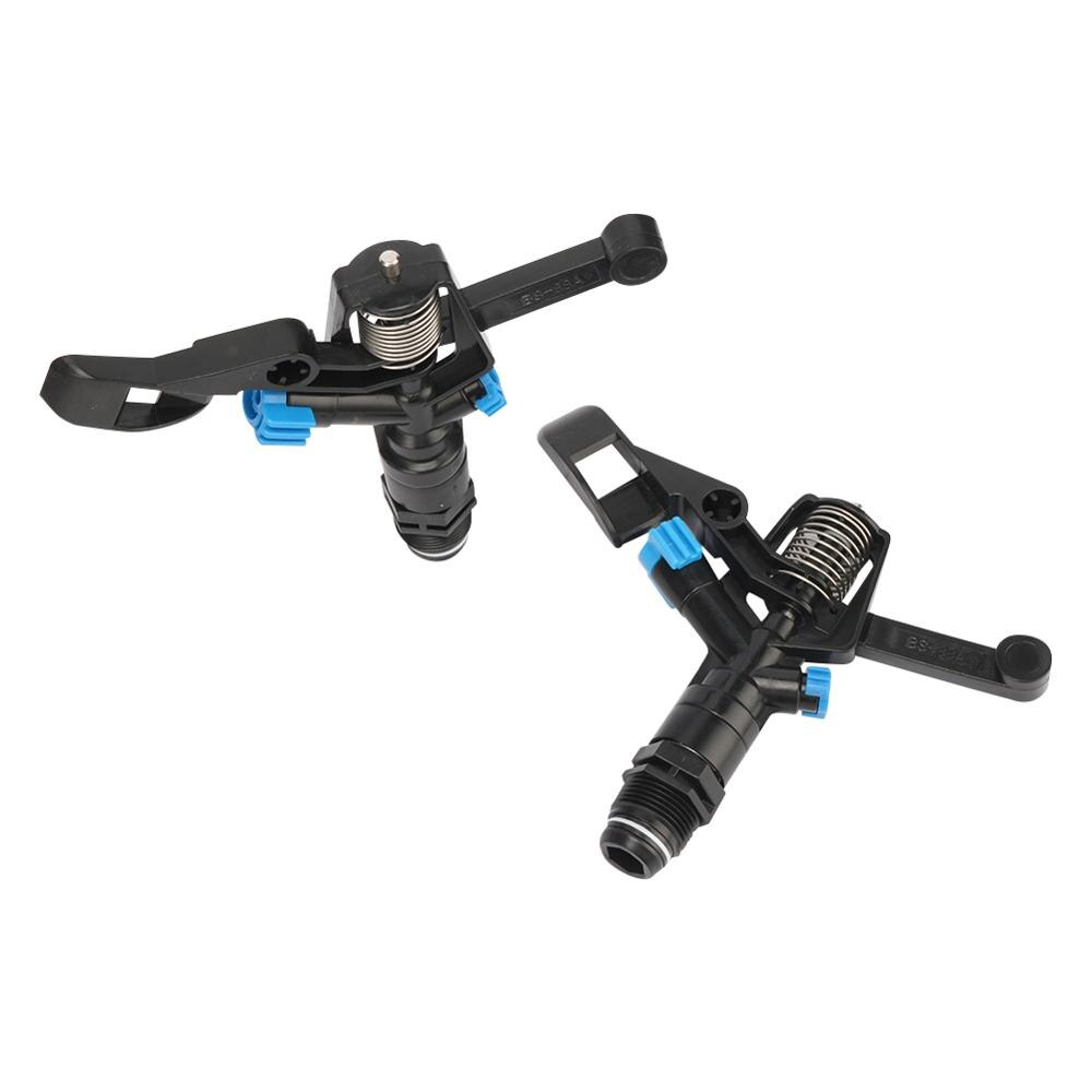 Garden Irrigation 3/4" Male Thread Rotating Spray Jet Sprinkler 360 Degree Agriculture Farm Lawn Automatic Watering Nozzles 1 Pc