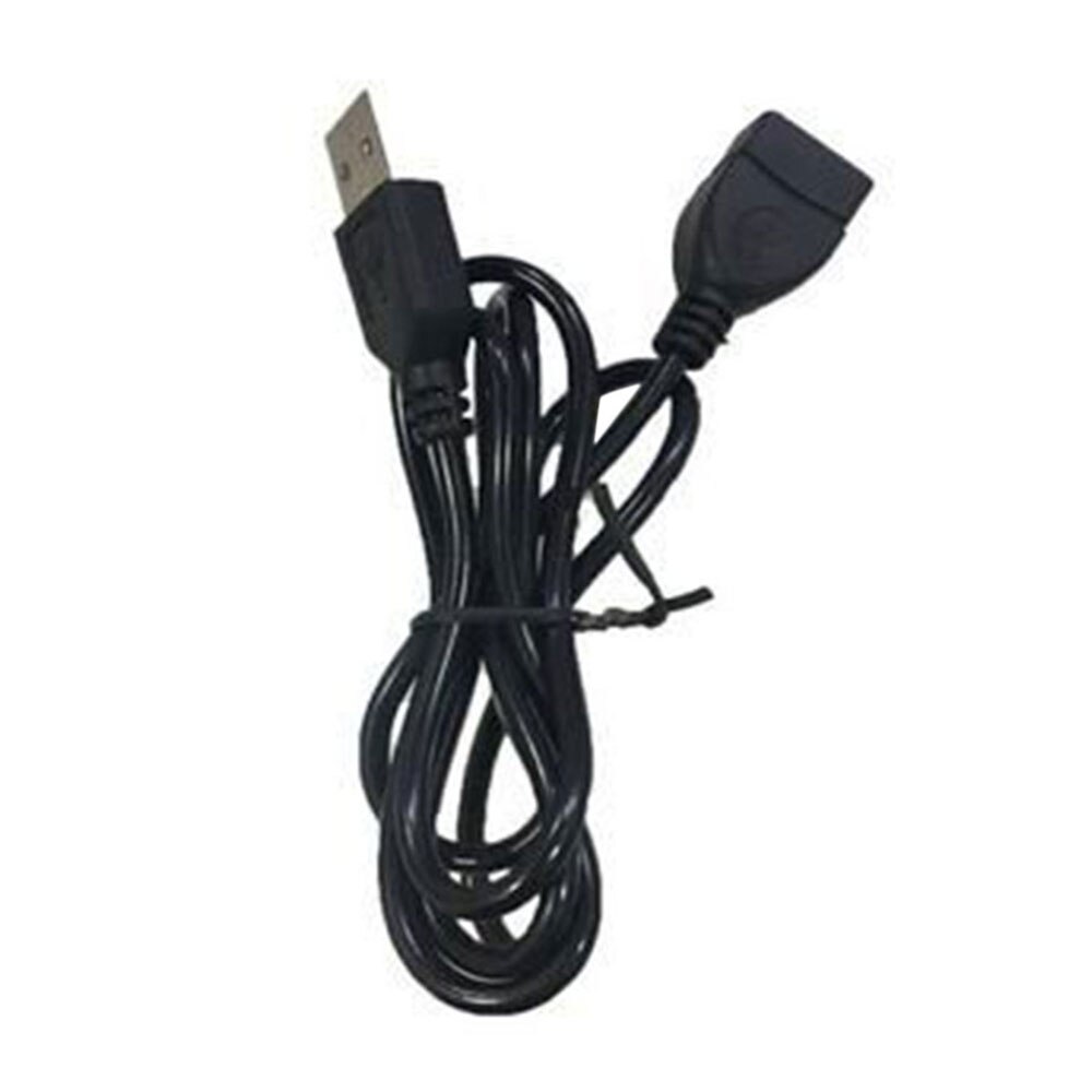 10 pieces USB backpack extension cable USB portable high computer data cable 1M male to female PVC black: 5 pieces