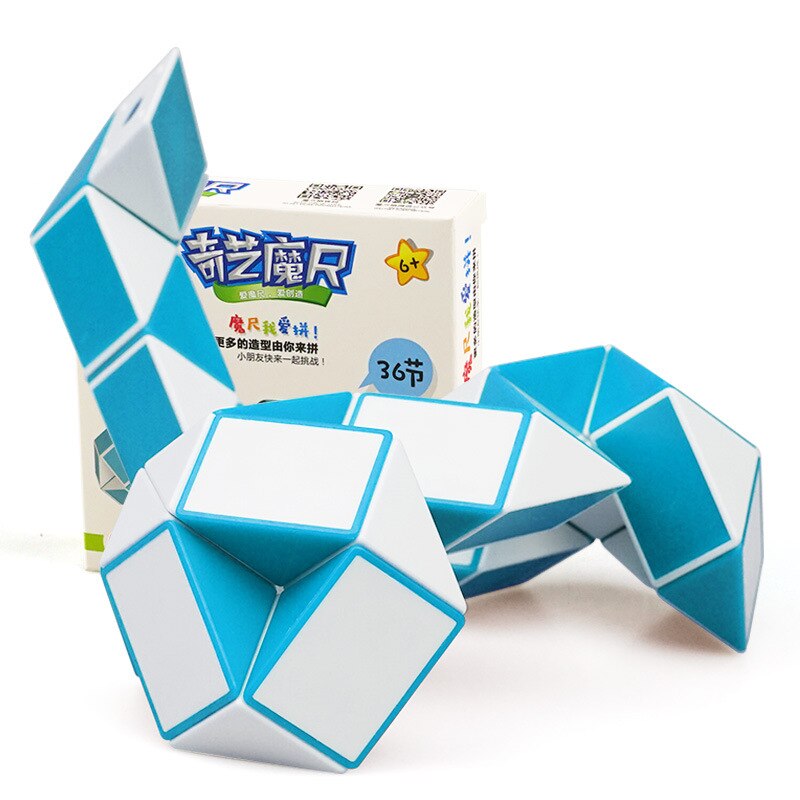 60 segmenti Magia Regola Snake Cube Varietà Fai Da Te Elastico Cambiato Popolare Twist Trasformabile Del Capretto Giocattolo Di Puzzle Per I Bambini