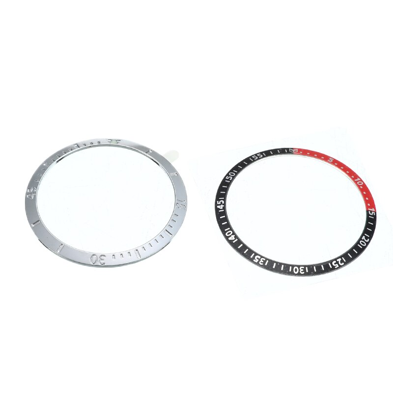 46mm Watch Bezel Anti-scratch for Samsung Galaxy Watch Gear S3 Frontier and Classic Metal Adhesive Cover Replacement