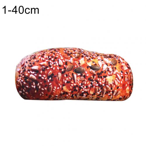 Muñeca rellena modelo de pan de sésamo con mantequilla de jamón simulada en 3D, cojín trasero, almohada decorativa, cojín de apoyo: Sesame Bread40cm