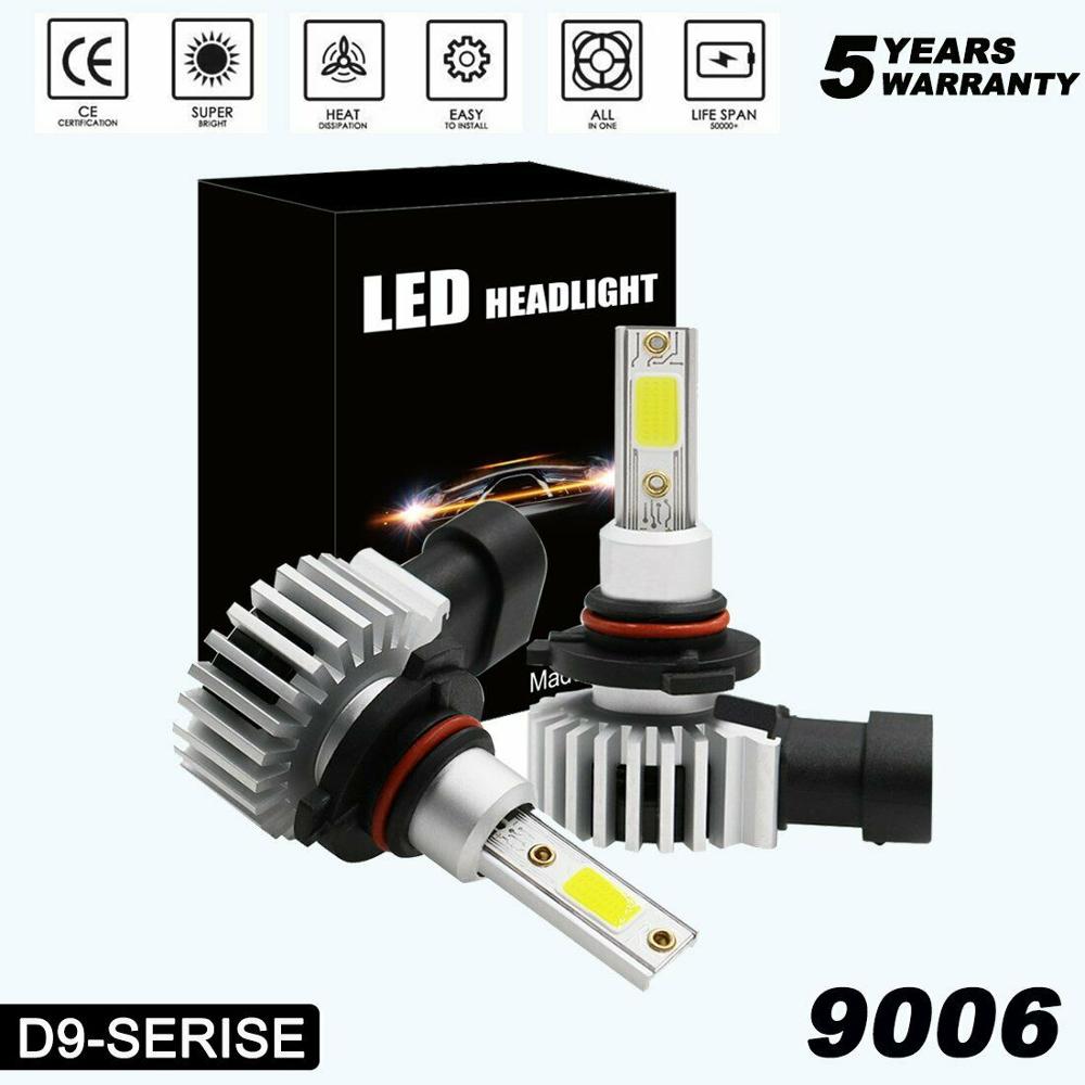 2 stücke 6000K 8000K H7 H1 H4 9006 9005 H8 H11 H3 hir2 LED 100W Automobil 20000LM 12V Kolben Lampen 2 seiten Dioden Ersetzen Teile Lampe