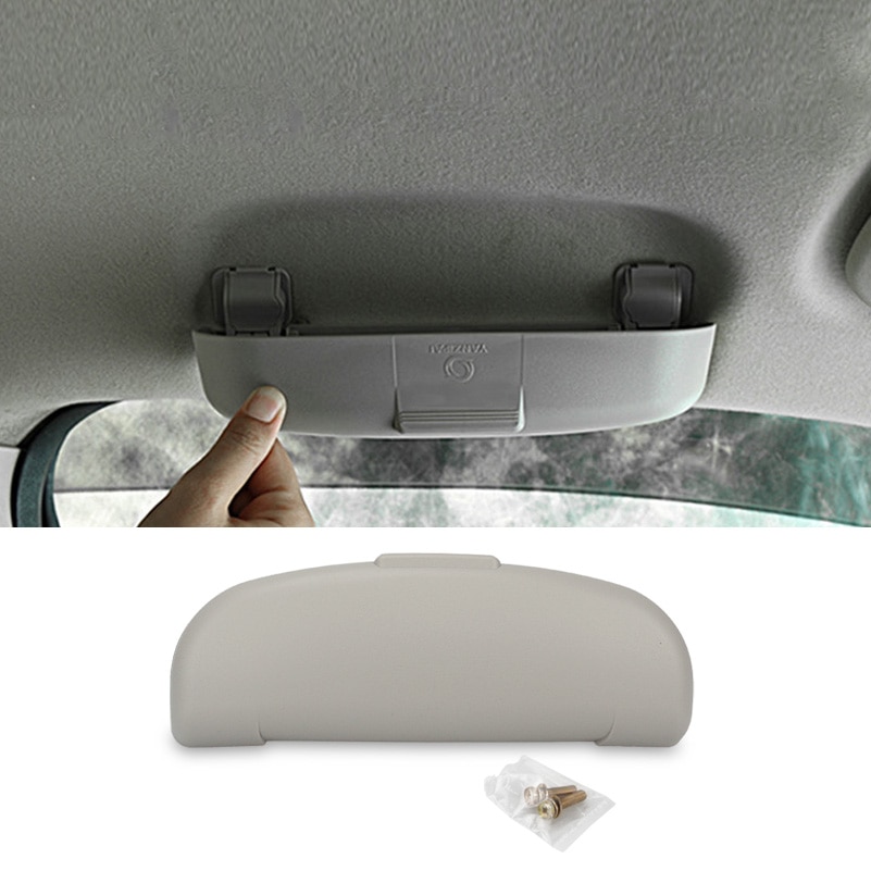 Auto Styling Zonnebril Houder Brillen Opbergdoos Case voor Mitsubishi Asx Lancer 10 9 Outlander Pajero Sport Auto Accessoires