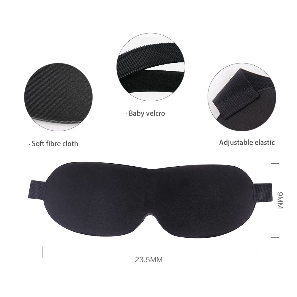 Antifaz para dormir 3D, ayuda para dormir, sombra de ojos estéreo, Parche de sombra para ojos, suave, portátil, antifaz, máscara de viaje para dormir
