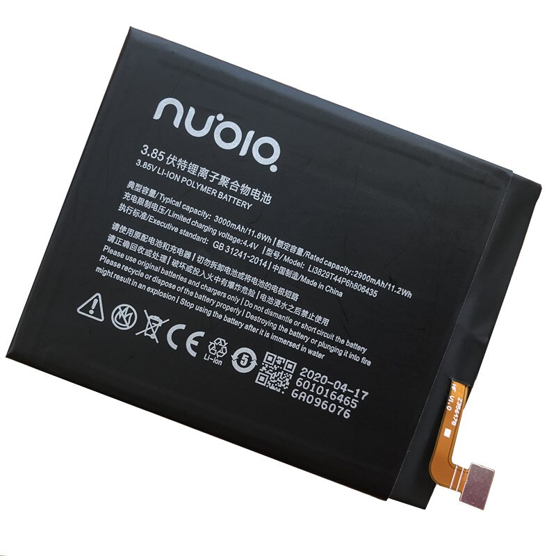 100% Original 3000mAh Li3829T44P6h806435 For ZTE Nubia Z11 NX531J / M2 Play NX907J / M2 Lite / M2 Youth Edition Battery