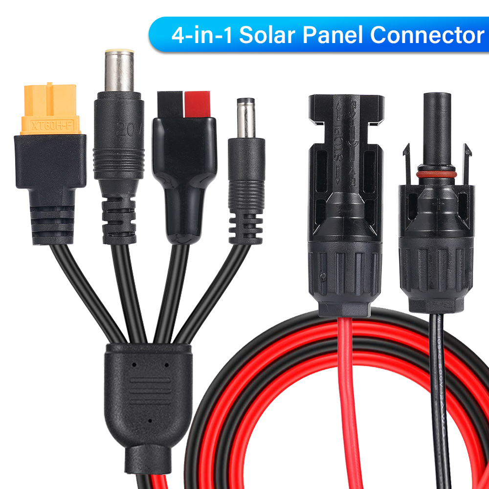 MC4 naar SAE fotovoltaïsche connector voor zonne-stroomkabel