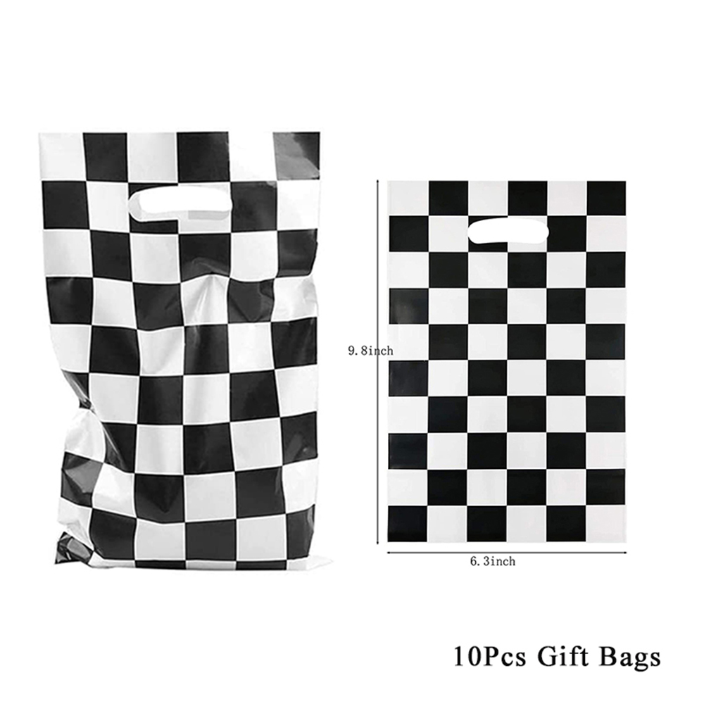 Checkered Disposable Tableware Plates Cups Napkins Racing Car Birthday Party Decorations Race Track Tablecloth Boy Party Favors: Red