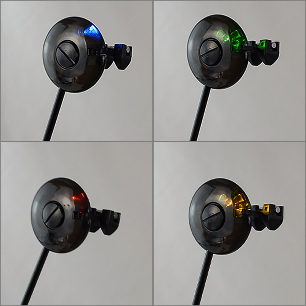 Hirisi LED Carp Fishing Swingers Off Indicator 4 Color In Ritse Case Carp Visuitrusting B2022