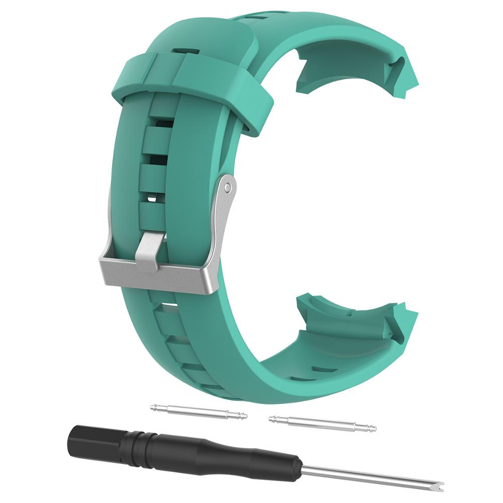 Correa de silicona para Suunto Spartan ULTRA Sport, pulsera para Suunto Spartan AMBIT3, Correa VERTICAL / Traverse: teal / For Ambit3 Vertical