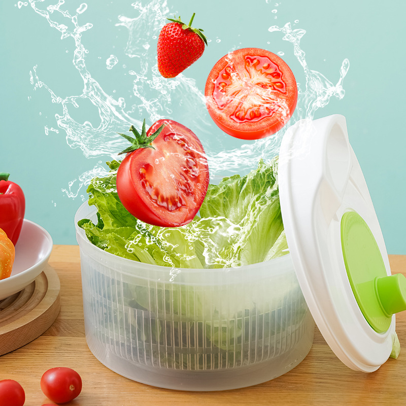 Spinner para ensalada, lechuga verde, lavadora secadora, escurridor, colador para verduras, para lavar y secar, herramientas de cocina