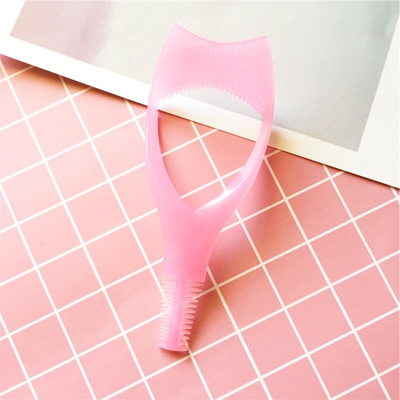 3 In 1 Wimper Gereedschappen Up Mascara Shield Guard Wimperkruller Applicator Wimpers Kam Cosmetische Beauty Make-Up Tools