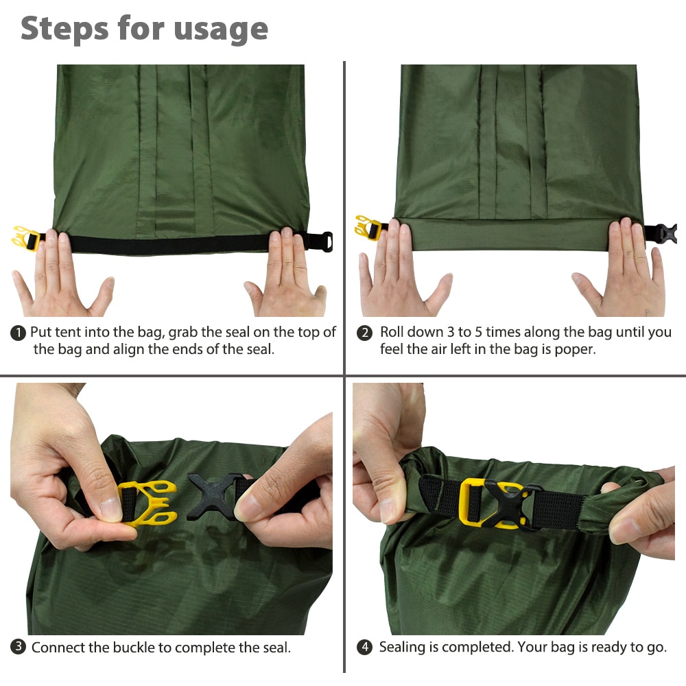 GeerTop Große Polyester Zelt Tasche Leichte Wasserdichte Camping Tasche Reise Veranstalter Lagerung Sack für Ich bin Freien Tourist Paket