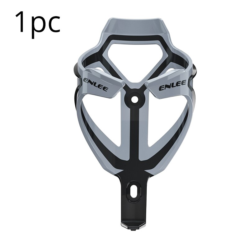 2pc enlee mtb flaskhållare ultralätt vattenflaskhållare ställ berg hopfällbar cykelbur mycket elastiska cykeltillbehör: 1pc modell 1 grå