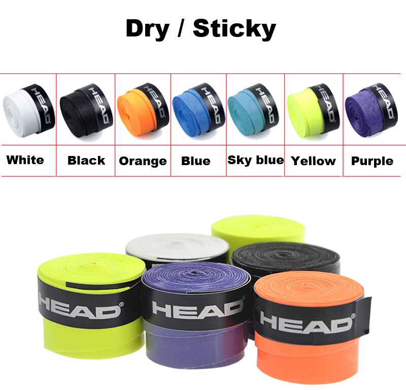 10 Pcs Original HEAD Tennis Overgrip Tennis Racket PU Tenis Sweatband antivibrador Grip Padel Tenis Raquete Padel Tennis Grip 10