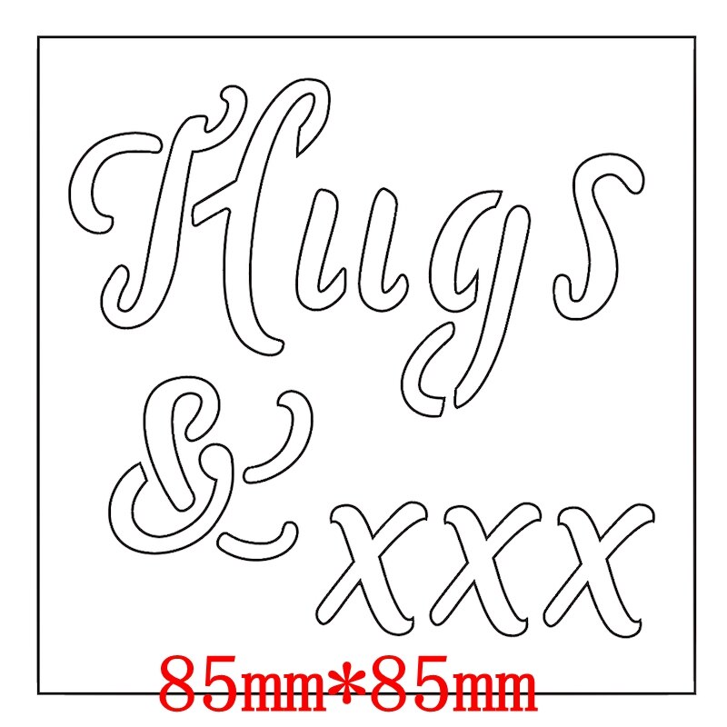 Keep Calm And Love Clock plantilla para álbum de recortes de bricolaje grabador de relieve para tarjetas de papel plantillas artesanales decorativas hechas a mano hoja de dibujo: MB0015V1