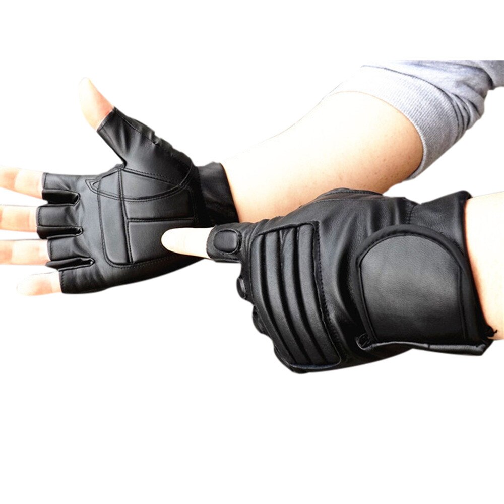 Men Winter Leather Motorcycle Sports Outdoor Protection Gloves Men Winter Gloves handschoenen guantes mujer