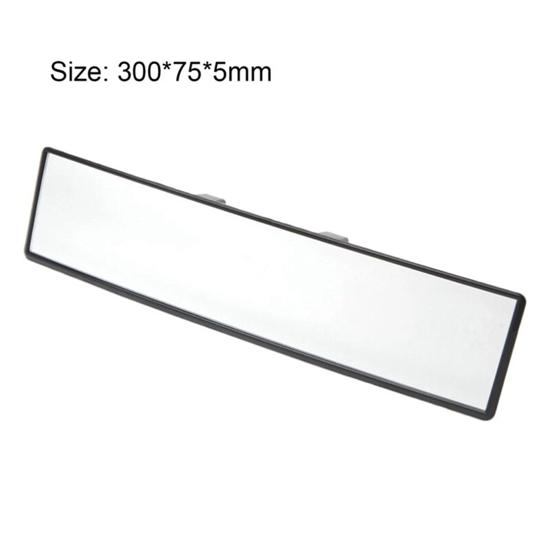 For Truck Vehicle Car Curved Rear View Mirror Auto Interior Clip On Wide Angle Convex Rearview Reversing Mirror Accessories