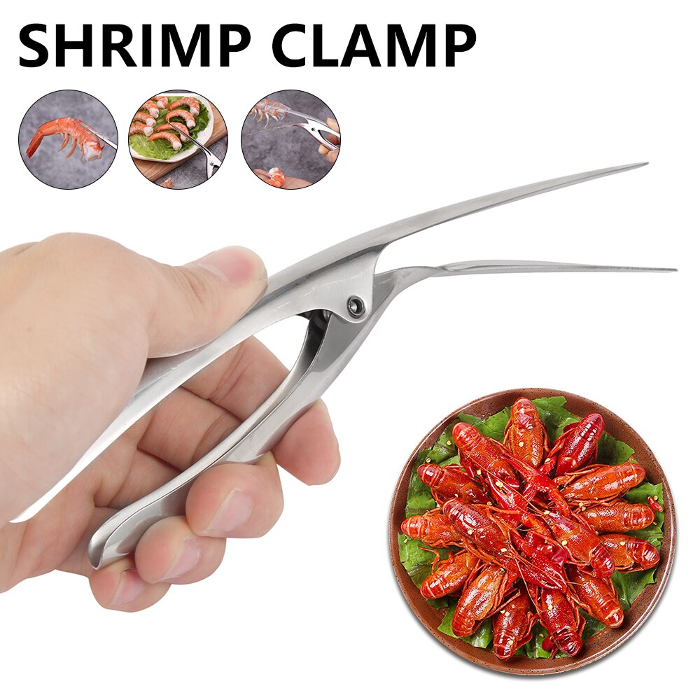 304 acier inoxydable Smart crevette Peeling pince cuisine Restaurant facile peler crevettes pince ménagère appareils à main outil