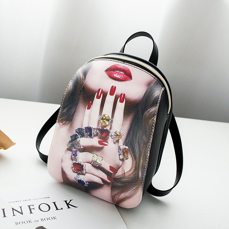 mini petit sac à dos pour l'école adolescent concepteur voyage sac à dos femme téléphone sacs à main femmes cosmétique pochette sac à bandoulière: Nail art