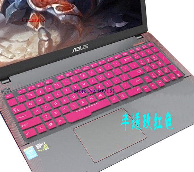 For Asus ROG Strix GL553VD GL553 FZ53VD FX553VE FX553VD FX53VW GL753VE ZX53VW 15 17 inch Notebook keyboard cover protector Skin: Rose